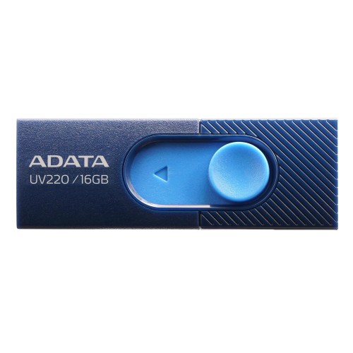Pendrive ADATA UV220 AUV220-16G-RBLNV (16GB; USB 2.0; kolor niebieski) - 497732