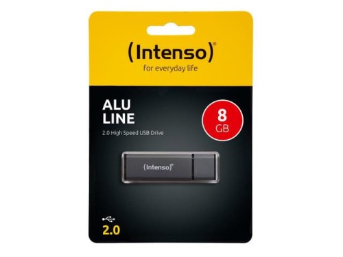 Intenso pamięć USB ALU LINE ANTHRACITE 8GB - 418024