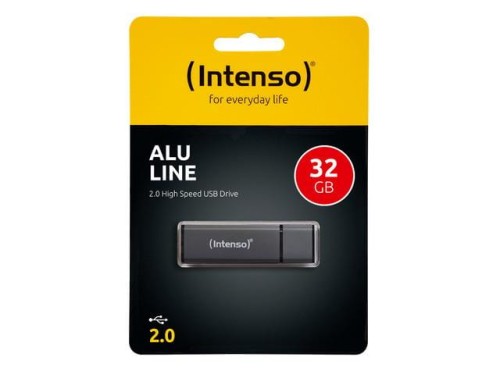 INTENSO PAMIĘĆ USB ALU LINE ANTHRACITE 32GB - 418016