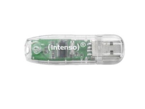 INTENSO PAMIĘĆ USB RAINBOW LINE TRANSPARENT 32GB