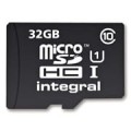 INTEGRAL KARTA PAMIĘCI MICRO SDHC 32GB CL10 + SDHC ADAPTER (TRANSFER DO 40MB/S) - 416280