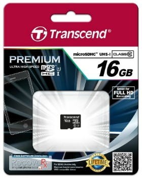 TRANSCEND KARTA PAMIĘCI MICRO SDHC 16GB CLASS 10 UHS-I - 474956