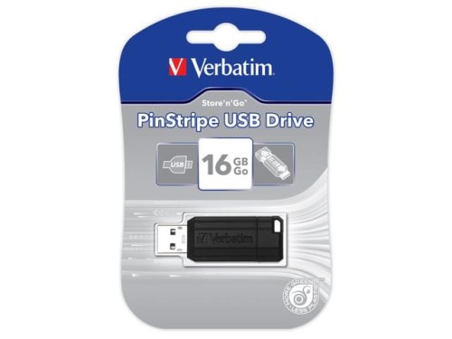 Pendrive Verbatim 16GB PINSTRIPE USB 2.0 - 690802