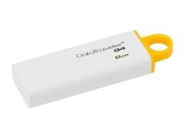 KINGSTON PAMIĘĆ USB 8GB DATATRAVELER I G4 - YELLOW
