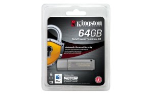 Pendrive Kingston DataTraveler Locker+ G3 64GB USB 3.0, AES 256-bit