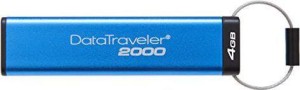 Kingston DataTraveler 2000, 4GB, AES Encryption, USB 3.0