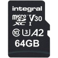 Integral UltimaPRO microSDXC - Karta pamięci 64GB C10 UHS-I U3 A2 V30 - 1101504