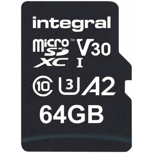 Integral UltimaPRO microSDXC - Karta pamięci 64GB C10 UHS-I U3 A2 V30 - 1101504