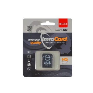 Imro karta pamięci 4GB microSDHC kl. 4 + adapter