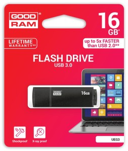 Pendrive GOODRAM EDGE 16GB USB3.0 Aluminium Black