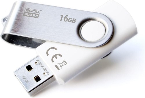 PENDRIVE GOODRAM 16GB USB 2.0 TWISTER WHITE - 602989