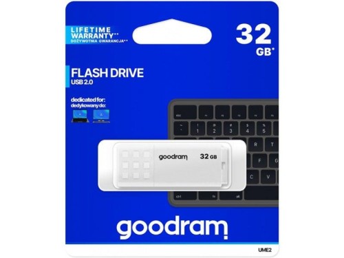 Pendrive GoodRam UME2 UME2-0320W0R11 (32GB; USB 2.0; kolor biały) - 1271564