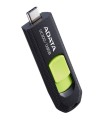 ADATA FLASHDRIVE UC300 128GB USB 3.2 BLACK&GREEN - 1157809