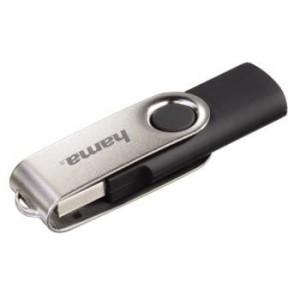 Pendrive Hama Polska 104302 (64GB; USB 2.0; kolor czarny)