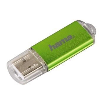 Pendrive Hama Polska Laeta 104300 (64GB; USB 2.0; kolor zielony) - 780540
