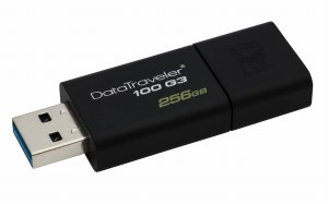 Pendrive Kingston DT100G3/256GB (256GB; USB 2.0; kolor czarny)