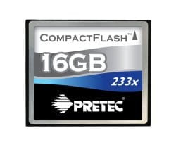 PRETEC KARTA PAMIĘCI COMPACTFLASH CHEETAH16GB 233X