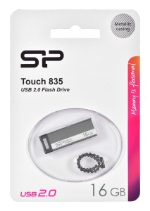 Pendrive Silicon Power 16GB 2.0 Touch 835 Iron Gray