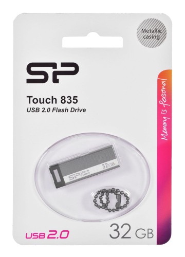 Pendrive Silicon Power Touch-835 32GB USB 2.0 (SP032GBUF2835V1T) - 1064099