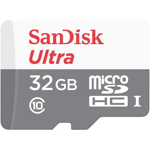 SanDisk Ultra microSDHC - Karta pamięci 32 GB Class 10 UHS-I 100MB/s z adapterem - 1097704