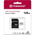 Transcend Memory microSDXC - Karta pamięci 128 GB A1 V30 UHS-I U3 95/40 MB/s z adapterem - 1094752