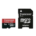Transcend Memory MicroSDHC - Karta pamięci 8 GB UHS-1 U1 45MB/s z adapterem - 1172868