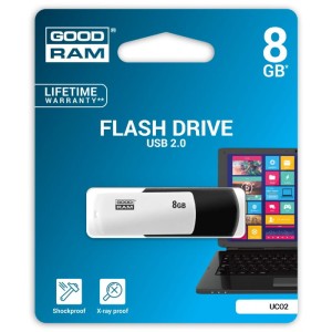 Pendrive GOODRAM COLOUR 8GB Retail 9 Black&White