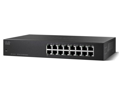 Switch niezarządzalny Cisco SF110-16 16x10/100 Rack - 982130