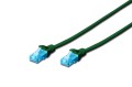 Patchcord DIGITUS UTP kat. 5e 2m PVC zielony - 981025