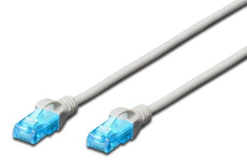 Patchcord DIGITUS UTP kat. 5e 15m PVC szary - 981036