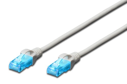 Patchcord DIGITUS UTP kat. 5e 20m PVC szary - 981038