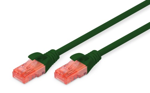 Patchcord DIGITUS UTP kat. 6 2m PVC zielony - 981055