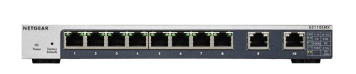 Switch zarządzalny Netgear GS110EMX LAN 8x1G 2x10G - 982785
