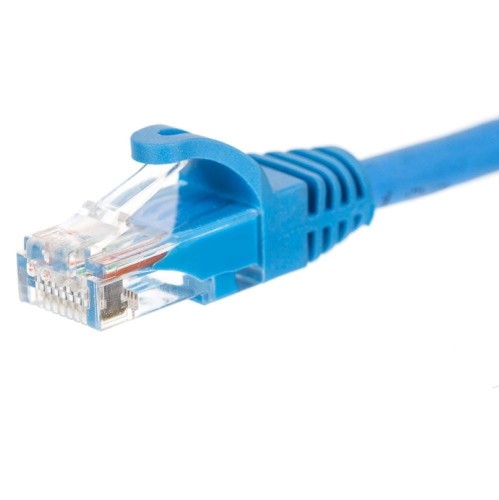 Patchcord RJ45, Netrack osłonka zalewana, kat. 5e UTP, 3m niebieski - 982686