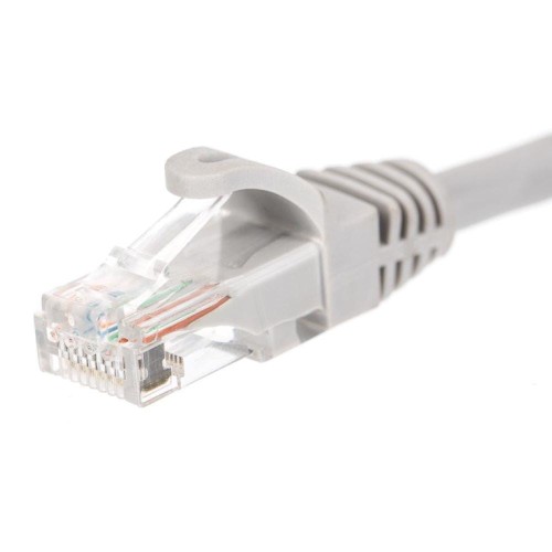 Patchcord RJ45, Netrack osłonka zalewana, kat. 5e UTP, 15m szary - 982660