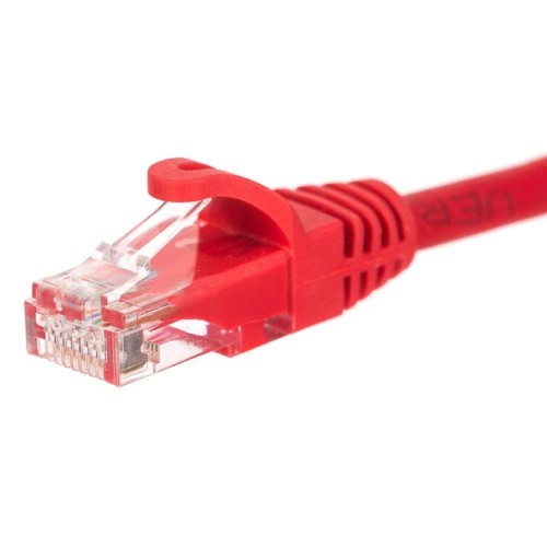 Patchcord RJ45, Netrack osłonka zalewana, kat. 5e UTP, 1,5m czerwony - 982647