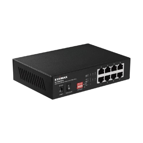 Switch niezarządzalny Edimax ES-1008PHE V2 8x100 4xPoE+ - 981363