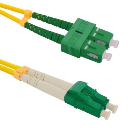 Patchcord Światłowodowy Qoltec SC/APC-LC/APC SM 9/125 G652D 1m - 982889