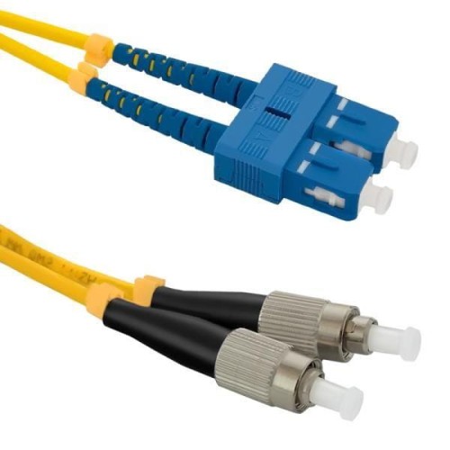 Patchcord Światłowodowy Qoltec SC/UPC-FC/UPC SM 9/125 G652D 2m - 982943