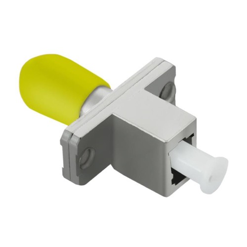 Adapter światłowodowy hybrydowy Qoltec LC/UPC-ST/UPC simplex SingleMode - 983086
