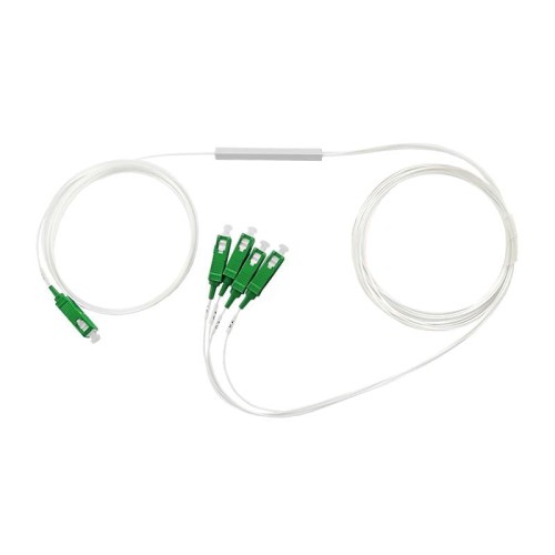 Splitter światłowodowy Qoltec 1x4, G.657A SC/APC - SC/APC SingleMode - 983142
