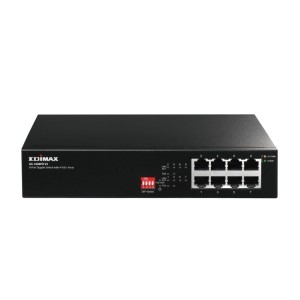 Switch EDIMAX GS-1008PH V2  (8-Port Gigabit 4x PoE+ & DIP Switch)