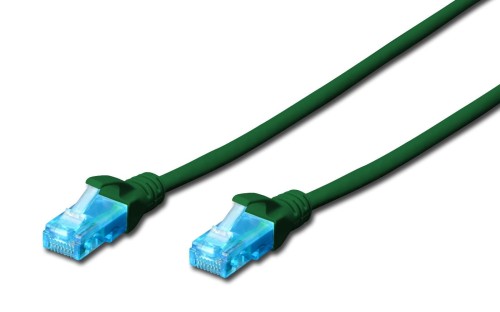 Patchcord DIGITUS UTP kat. 5e 15m PVC zielony - 981102