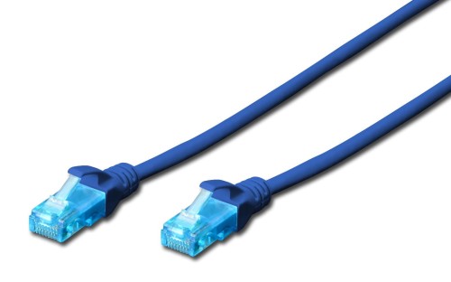 Patchcord DIGITUS UTP kat. 5e 20m PVC niebieski - 981106