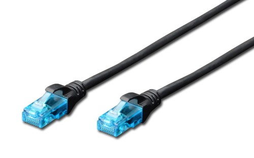 Patchcord DIGITUS UTP kat. 5e 20m PVC czarny - 981107
