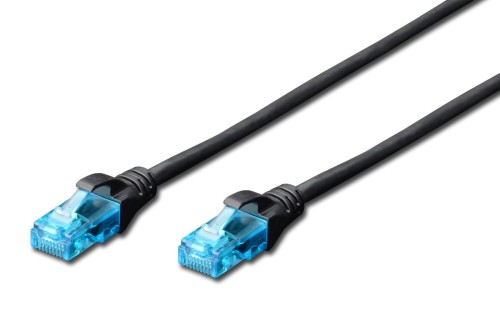 Patchcord DIGITUS UTP kat. 5e 30m PVC czarny - 981119