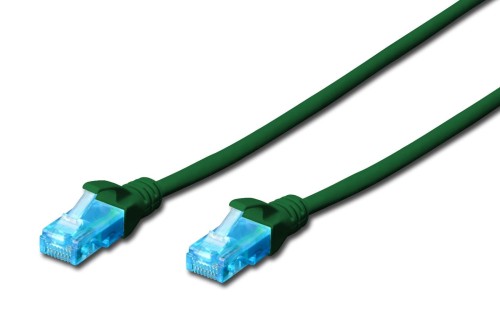 Patchcord DIGITUS UTP kat. 5e 30m PVC zielony - 981120