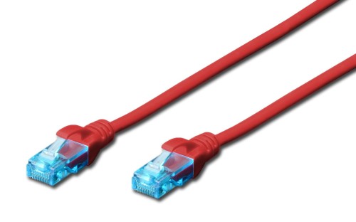 Patchcord DIGITUS UTP kat. 5e 30m PVC czerwony - 981121