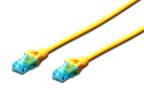 Patchcord DIGITUS UTP kat. 5e 30m PVC żółty - 981123