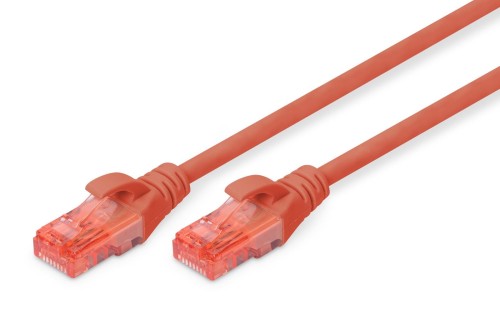Patchcord DIGITUS UTP kat. 6 7m PVC czerwony - 981075